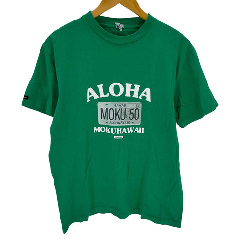 MOKU USA製 ALOHAプリントTシャツ メンズ JPN:M