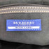 バーバリーブルーレーベル BURBERRY BLUE LABEL ロゴバッチ ボーダーかごバッグ レディース