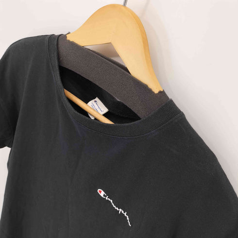 チャンピオン Champion ロゴ刺繍 S/S Tシャツ ワンピース レディース import:M