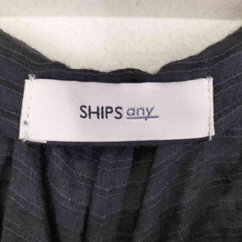 シップスエニィ SHIPS any ヘムタック スクエアネックブラウス レディース FREE