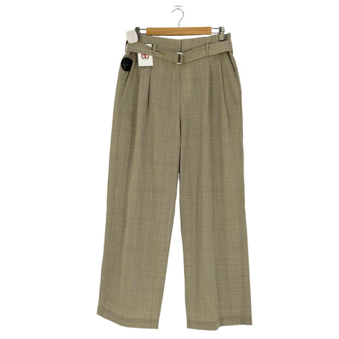 ヨーク YOKE HI WAIST BELTED TROUSERS ハイウエスト ベルテッド スラックス メンズ JPN:3