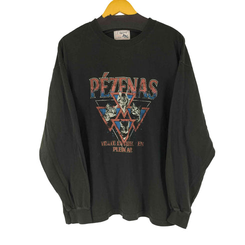 ディスコート Discoat フロントプリント L/S Tシャツ レディース FREE