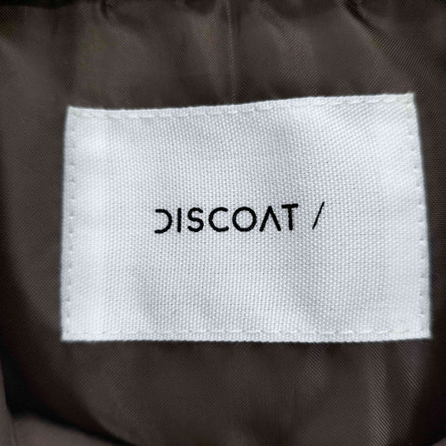 ディスコート Discoat 23AW 中綿 ベスト 裾ドローコード レディース FREE