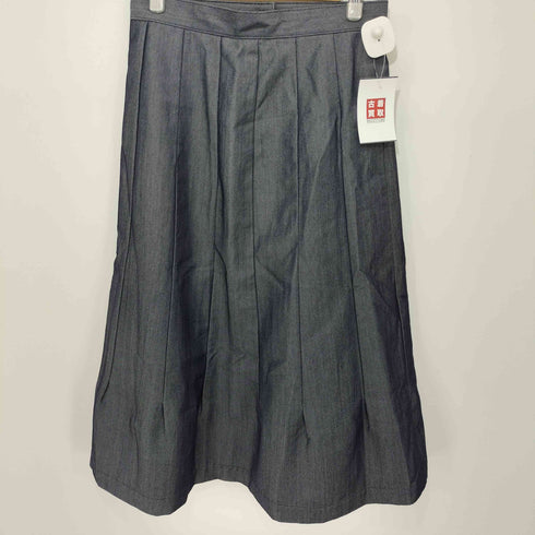 トリココムデギャルソン tricot COMME des GARCONS AD1999 90S デニムライク ウールロングスカート レディース JPN:M