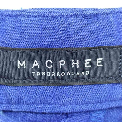 マカフィー MACPHEE レーヨンリネンコットン ベイカーパンツ レディース 36