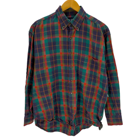 ギャップ Gap 紺タグ old マドラスチェック ボタンダウンシャツ メンズ JPN:M