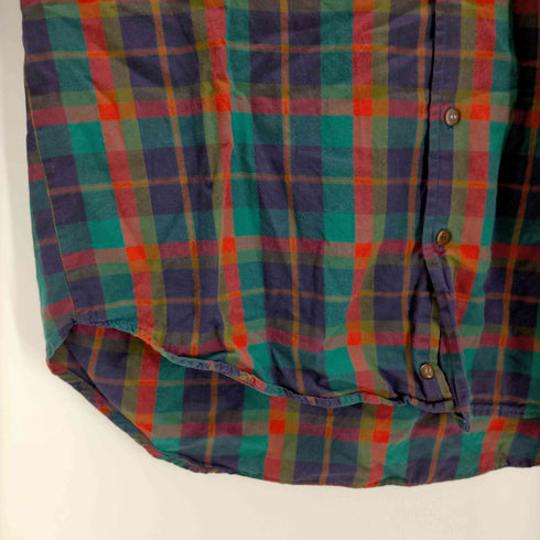 ギャップ Gap 紺タグ old マドラスチェック ボタンダウンシャツ メンズ JPN:M