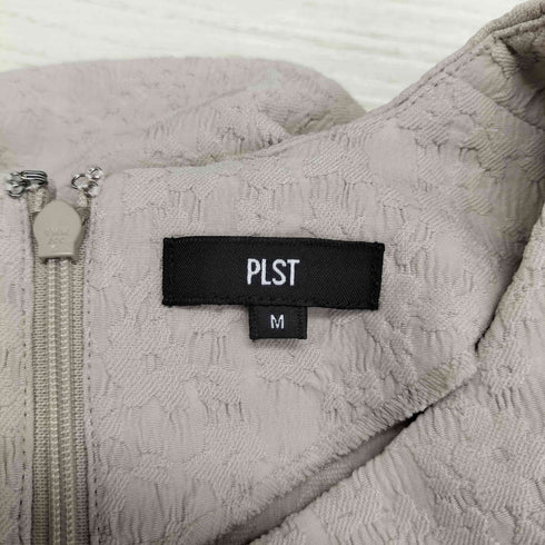 プラステ PLST ジャガードペプラムブラウス レディース JPN:M