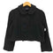 トリココムデギャルソン tricot COMME des GARCONS 縮絨 丸襟 ショート ピーコート レディース import:M