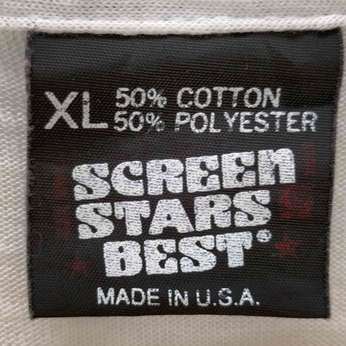 スクリーンスターズ SCREEN STARS USA製 シングルステッチLIVE TO TELL プリントTシャツ メンズ JPN:XL