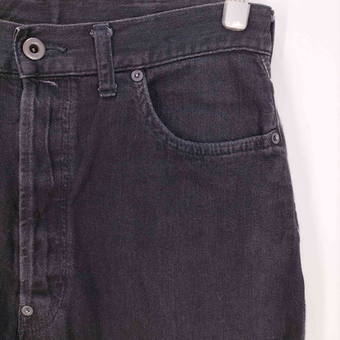 アナトミカ ANATOMICA WILDSIDE シンチバック ボタンフライ ブラック デニムパンツ メンズ 32