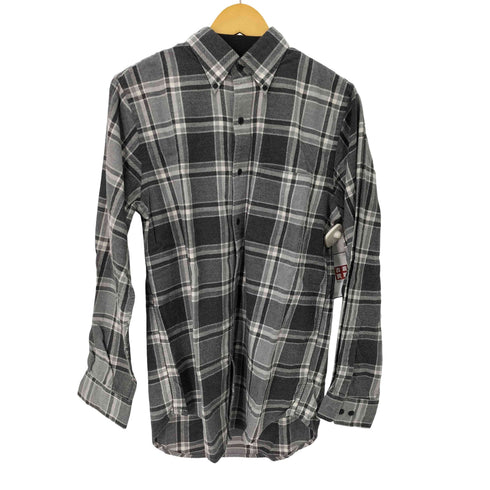ランズエンド LANDS END ボタンダウン チェックネルシャツ メンズ import:S