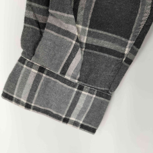 ランズエンド LANDS END ボタンダウン チェックネルシャツ メンズ import:S
