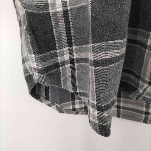 ランズエンド LANDS END ボタンダウン チェックネルシャツ メンズ import:S