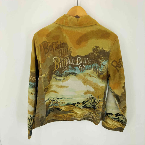 ビジュー メッセージプリント シャツジャケット レディース import:L
