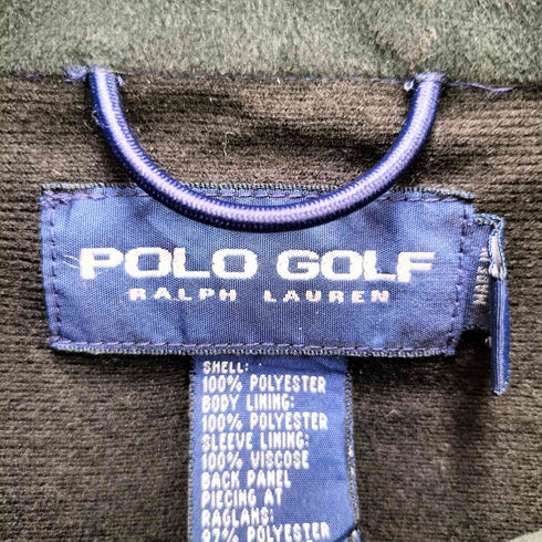ポロゴルフラルフローレン POLO GOLF RALPH LAUREN 裏地フリース スタンドネック ジップアップ ジャケット メンズ import:XXL