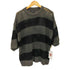 Alfred Alex ボーダー シアー メッシュ オーバーサイズ ニット メンズ JPN:M