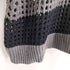 Alfred Alex ボーダー シアー メッシュ オーバーサイズ ニット メンズ JPN:M