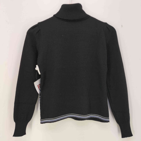 クレージュ courreges フェアアイル ボタンタートルネックニット レディース JPN:38