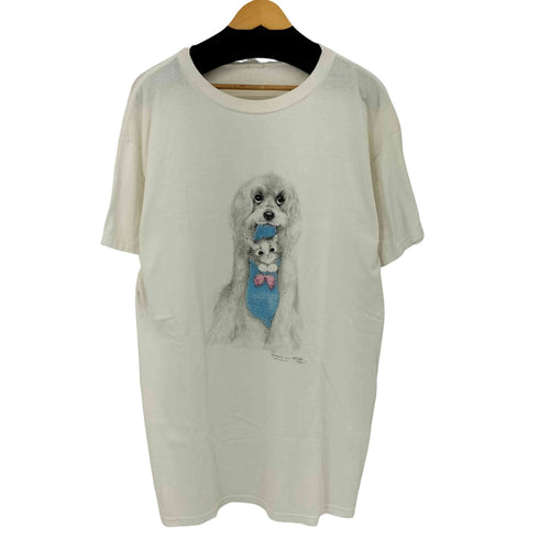 ANGEL'S CREATION INC アニマルプリント S/S オーバーサイズ Tシャツ メンズ