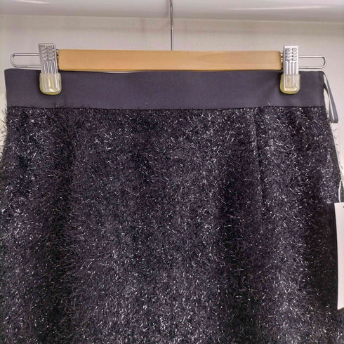 アイシービー ICB 24AW ルレックスヘアリージャカード ロングナロースカート ラメ レディース JPN:S
