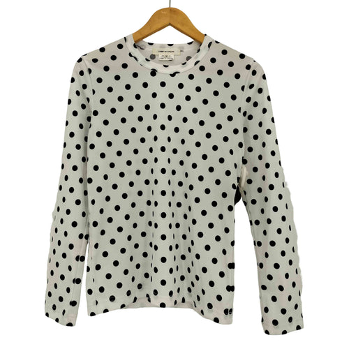 コムデギャルソン COMME des GARCONS 水玉 ドット エステル カットソー レディース JPN:M