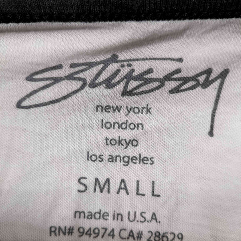 ステューシー Stussy USA製 ラグランプリントカットソー メンズ JPN:S