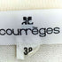 クレージュ courreges ラメ ラインストーン フェアアイル クルーネックニット レディース JPN:38