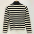 クレージュ courreges ボーダー スパンコール ボタンタートルネックニット レディース JPN:38