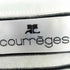 クレージュ courreges ラメ ボーダー スキッパーシャツ レディース JPN:38