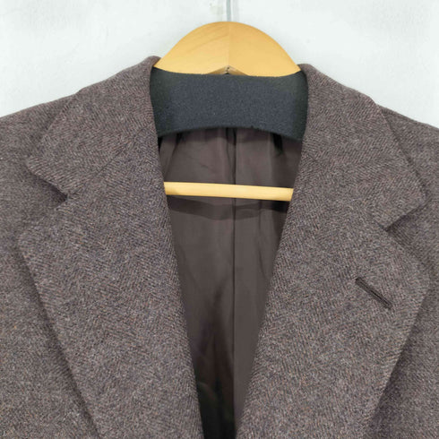 エルメネジルドゼニア Ermenegildo Zegna イタリア製 ヘリンボーンテーラードジャケット メンズ EUR:50