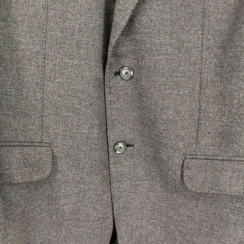 エルメネジルドゼニア Ermenegildo Zegna イタリア製 ヘリンボーンテーラードジャケット メンズ EUR:50