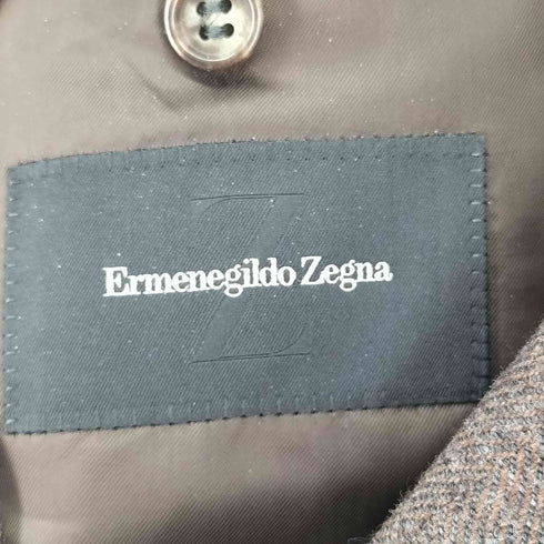 エルメネジルドゼニア Ermenegildo Zegna イタリア製 ヘリンボーンテーラードジャケット メンズ EUR:50
