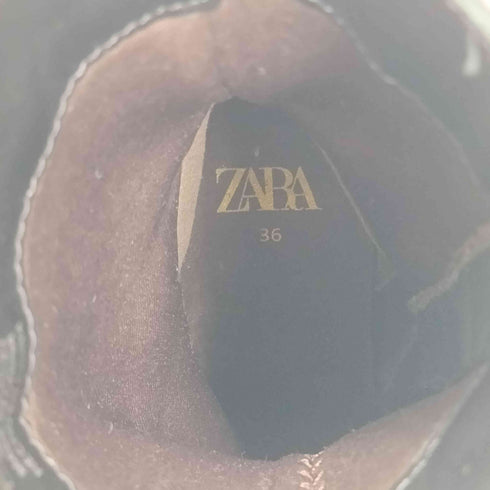 ザラ ZARA 厚底ヒールブーツ レディース 36