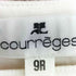 クレージュ courreges ツートン ロゴ スクエアネックシャツ レディース 9R