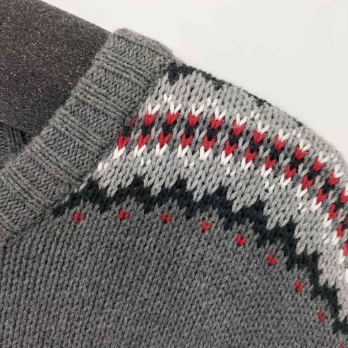 チャップス CHAPS バーズアイ ボーダー コットンニット メンズ L/G