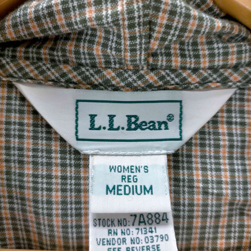 エルエルビーン L.L.Bean チェック柄 ドローコード プルオーバーパーカー メンズ JPN:M