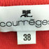 クレージュ courreges コットン スクエアネック半袖ニット レディース JPN:38