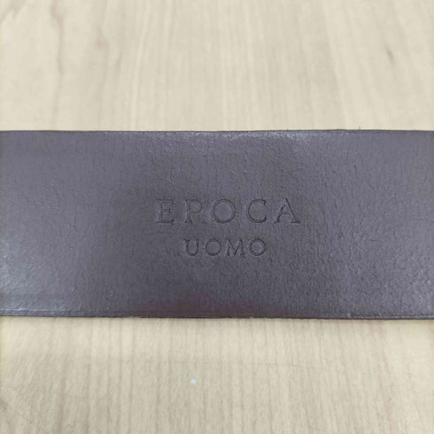 エポカウォモ Epoca uomo クロコ型押し レザーベルト メンズ F