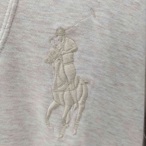 ポロバイラルフローレン Polo by RALPH LAUREN ビッグポニー刺繍 ショールカラーL/Sプルオーバー エルボーパッチ メンズ import:L