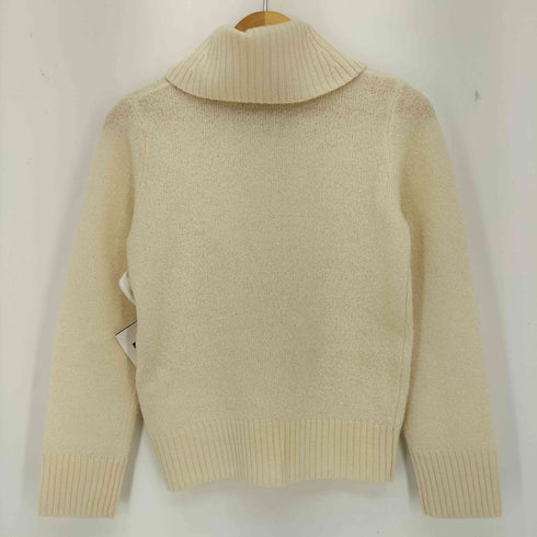 クレージュ courreges ラビットファー ウールナイロン タートルネックニット レディース 9R