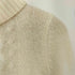 クレージュ courreges ラビットファー ウールナイロン タートルネックニット レディース 9R