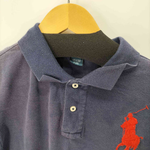 ポロバイラルフローレン Polo by RALPH LAUREN ビッグポニー刺繍ナンバリングポロシャツ メンズ import:XL
