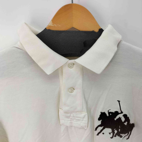 ポロバイラルフローレン Polo by RALPH LAUREN CUSTOM FIT 刺繍ナンバリングポロシャツ メンズ import:XL