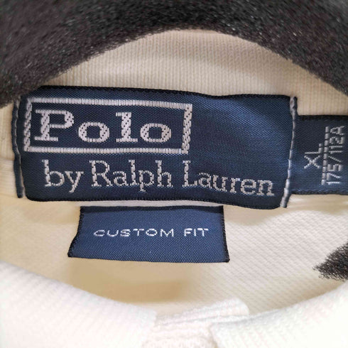 ポロバイラルフローレン Polo by RALPH LAUREN CUSTOM FIT 刺繍ナンバリングポロシャツ メンズ import:XL