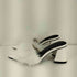 メルトザレディ Melt the lady pointed toe fur mule レディース 36