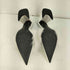 メルトザレディ Melt the lady pointed toe fur mule レディース 36