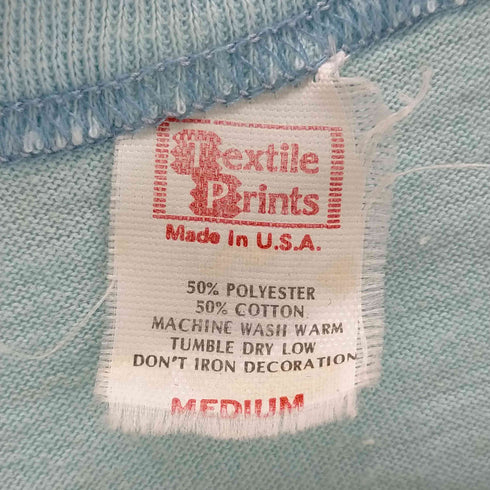 Textile Prints USA製 1981コピーライト サイドスリット ロングカットソー レディース JPN:M