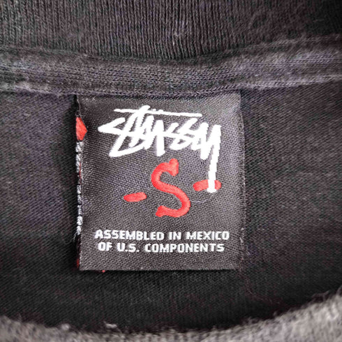 ステューシー Stussy 00s OLD ドクロプリントクルーネックTシャツ メンズ JPN:S