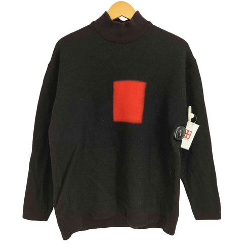 イッセイミヤケデザインスタジオ im ISSEY MIYAKE DESIGN STUDIO 80s archive 両面デザイン モックネック ウールニット メンズ JPN:L